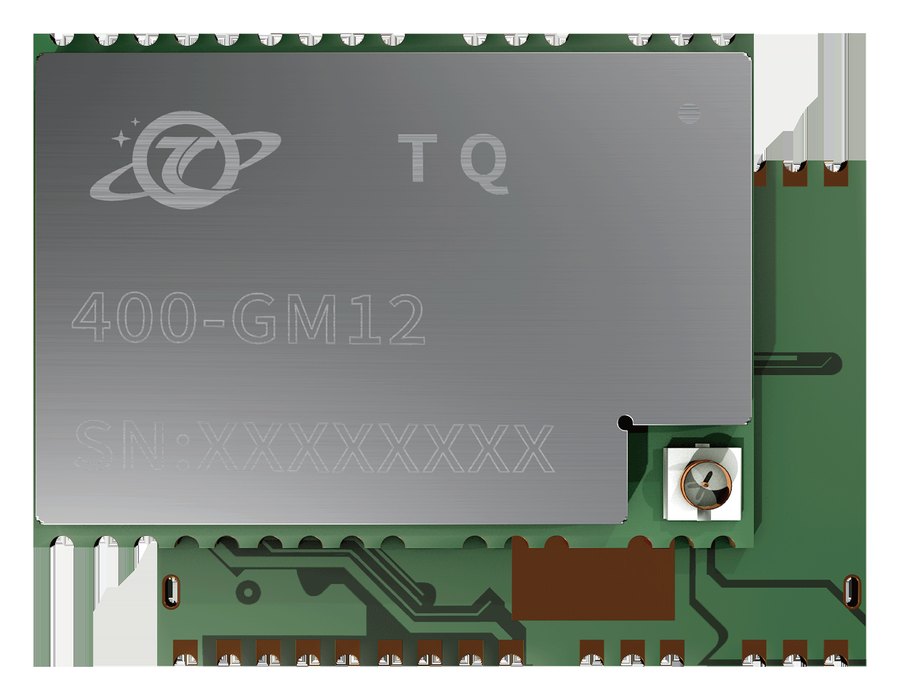 400-GM12 天启卫星通信模组实物:35mm×25mm×3.5mm,内置 GNSS 定位