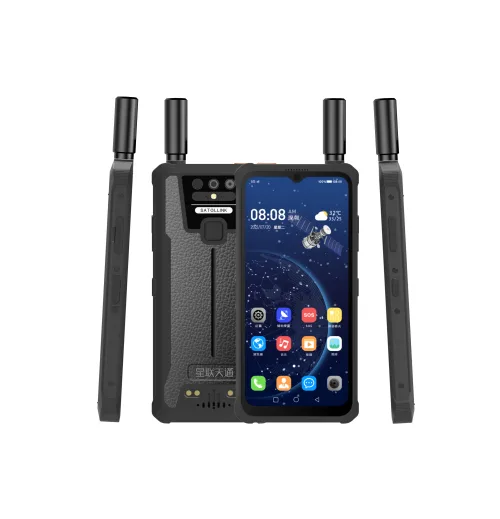 星联天通 T950 高精度5G智能终端官方产品图:RTK 双天线形态