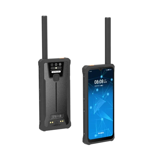 星联天通 T950 天通5G智能旗舰终端官方产品图:外置天线+6.52 英寸大屏